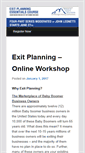 Mobile Screenshot of exitplanningcourse.com